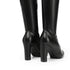 Frauen Over-the-Knee Stiefel | Dehnbare Oberschenkelhohe Boots | Blockabsatz | Seitlicher Reißverschluss | Winterstiefel